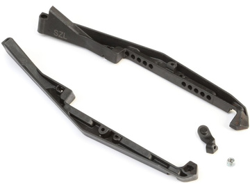 TLR 22 5.0: Ochronne elementy podwozia Stiffezel, uchwyt wentylatora TLR 22 5.0: Ochronne elementy podwozia Stiffezel, uchwyt wentylatora / TLR231075