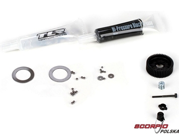 TLR 22/T/SCT: Zestaw naprawczy dyferencjału TLR 22/T/SCT: Zestaw naprawczy dyferencjału / TLR232001