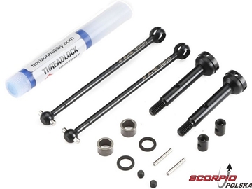 TLR 22-4 2.0: Wał CVA kompletny (2) TLR 22-4 2.0: Wał CVA kompletny (2) / TLR232044