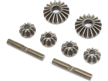 TLR koła zębate dyferencjału, czop krzyżowy, metalowe: 22X-4 TLR koła zębate dyferencjału, czop krzyżowy, metalowe: 22X-4 / TLR232129