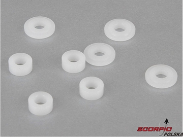 TLR 22 wsz: Wkłady amortyzatorów CNC (4) TLR 22 wsz: Wkłady amortyzatorów CNC (4) / TLR233006