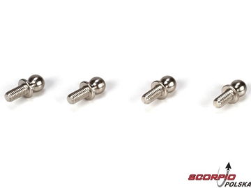 TLR 22/T/SCT: Dolne czopy kulowe 4.8x6mm (4) TLR 22/T/SCT: Dolne czopy kulowe 4.8x6mm (4) / TLR234000
