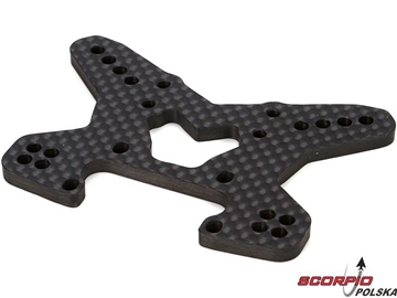 TLR SCTE 2.0: Przednia wieża amort węglowa TLR SCTE 2.0: Przednia wieża amort węglowa / TLR234001