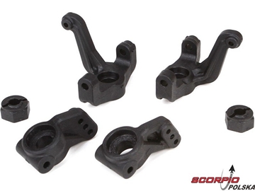 TLR 22-4: Zwrotnica przednia i tylna TLR 22-4: Zwrotnica przednia i tylna / TLR234015