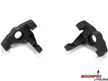 TLR 22T 2.0: Zwrotnice przednie 2mm (2) / TLR234044