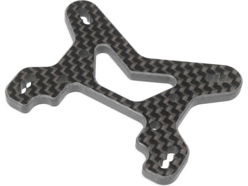 TLR wieża amortyzatorów V2 przednia, węglowa: 22X-4 TLR wieża amortyzatorów V2 przednia, węglowa: 22X-4 / TLR234133