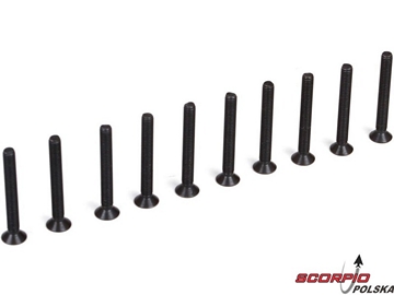 Śruba FH M3 x 25mm (10) Śruba FH M3 x 25mm (10) / TLR235004