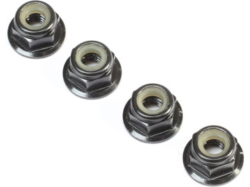 TLR: Nakrętka samokontr. z kołn. M4 aluminium 0.7mmx7mm (4) TLR: Nakrętka samokontr. z kołn. M4 aluminium 0.7mmx7mm (4) / TLR236009