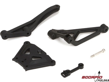 TLR 8ightE 3.0: Przegrody, górna płyta podwozia TLR 8ightE 3.0: Przegrody, górna płyta podwozia / TLR241003