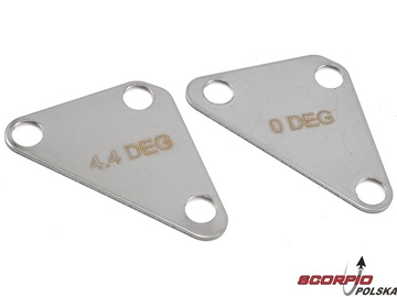 TLR 8ight-E 4.0: Zestaw montażowy środk. dyfer. 0&4° / TLR241021