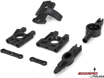 TLR 8ight-T 4.0: Mocowanie centralnego dyferencjału TLR 8ight-T 4.0: Mocowanie centralnego dyferencjału / TLR241027