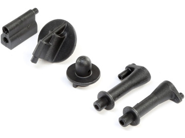 TLR 8X: Słupki karoserii, łoże zbiornika TLR 8X: Słupki karoserii, łoże zbiornika / TLR241031