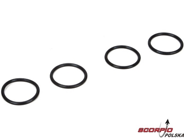 TLR 8ight 3.0: O-ringi tłoka amortyzatora (4) TLR 8ight 3.0: O-ringi tłoka amortyzatora (4) / TLR243006