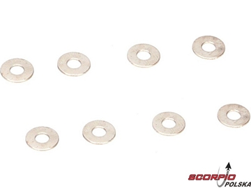 TLR 8ight 3.0: Podkładki tłoka amortyzatora (8) TLR 8ight 3.0: Podkładki tłoka amortyzatora (8) / TLR243014