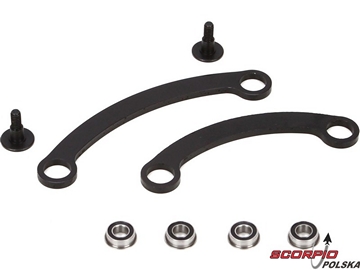 TLR 8ight 3.0: Zestaw drążków kierowniczych z akc. TLR 8ight 3.0: Zestaw drążków kierowniczych z akc. / TLR244005