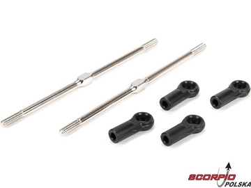 TLR 8ight-T: Napinacz geometrii 4x108mm (2) / TLR244035