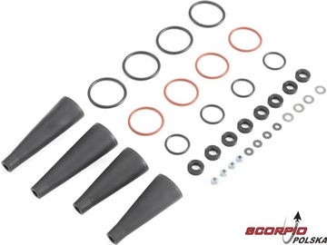 TLR 5IVE-B/5T/Mini: Akcesoria amortyzatora (4) TLR 5IVE-B/5T/Mini: Akcesoria amortyzatora (4) / TLR253001