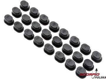 TLR 5IVE-B/8T/Mini: Regulowane wkłady czopów TLR 5IVE-B/8T/Mini: Regulowane wkłady czopów / TLR254002