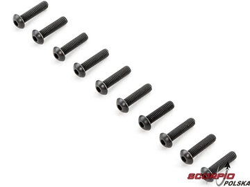 TLR Śruba BH M4x16mm (10) TLR Śruba BH M4x16mm (10) / TLR255008