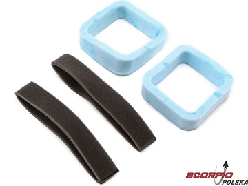 TLR 5IVE-B: Gąbki filtra powietrza (2) TLR 5IVE-B: Gąbki filtra powietrza (2) / TLR256012