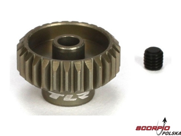 Duralowe koło zębate 27T 48DP 3,17mm Duralowe koło zębate 27T 48DP 3,17mm / TLR332027