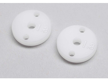 TLR tłok amortyzatora CNC 2.3mm, 2x1.8mm, G3 (2) TLR tłok amortyzatora CNC 2.3mm, 2x1.8mm, G3 (2) / TLR333025