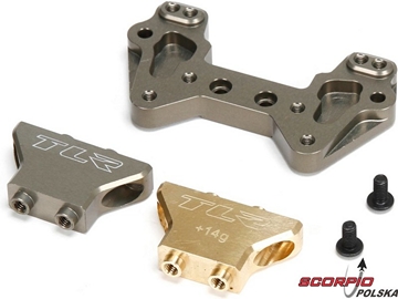 TLR 22/2.0/T/SCT: Mosiężny obc tylny, łącznik zaw TLR 22/2.0/T/SCT: Mosiężny obc tylny, łącznik zaw / TLR334019