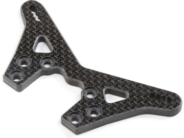 TLR 22 5.0: Wieża amortyzatorów tylna obniżona +2mm węglowa TLR 22 5.0: Wieża amortyzatorów tylna obniżona +2mm węglowa / TLR334059