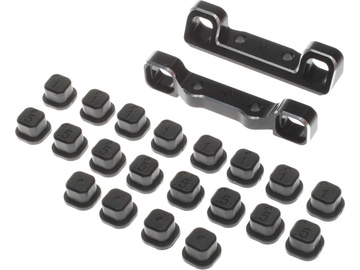 TLR Łącznik zawieszenia regulowany, C i D, czarny: 22 5.0 TLR Łącznik zawieszenia regulowany, C i D, czarny: 22 5.0 / TLR334062