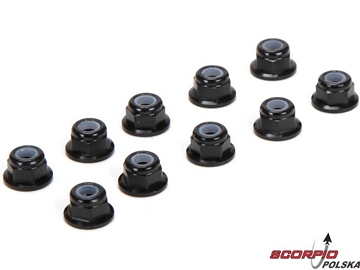 TLR Nakrętka samokontr. z kołn. M3 alum. czarna (1 TLR Nakrętka samokontr. z kołn. M3 alum. czarna (1 / TLR336005