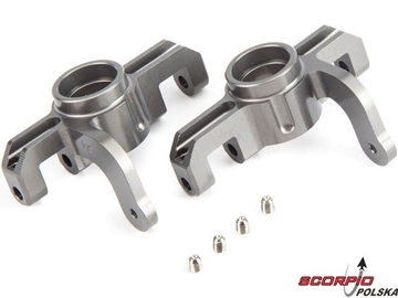 TLR 8B/T/E 4.0: Zwrotnica przednia aluminium (2) / TLR344002