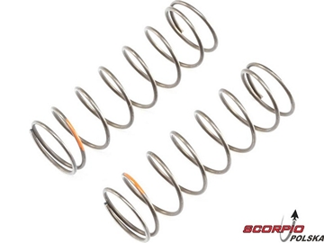 TLR 8B 4.0: Sprężyna amortyzatora EVO przednia 16mm 4.5R pomarańczowa (2) TLR 8B 4.0: Sprężyna amortyzatora EVO przednia 16mm 4.5R pomarańczowa (2) / TLR344016