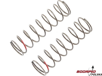 TLR 8B 4.0: Sprężyna amortyzatora EVO tylna 16mm 3.8R czerwona (2) / TLR344023