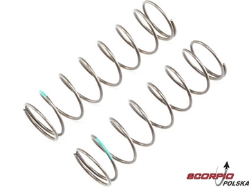 TLR 8B 4.0: Sprężyna amortyzatora EVO tylna 16mm 4.4R zielona (2) / TLR344026