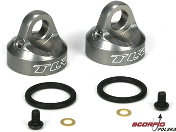 Bleeder Shock Caps Aluminum (2): TEN / TLR5062
