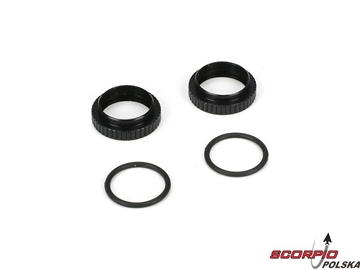 22 Shock Preload Adjuster Nut with O-rings 22 Shock Preload Adjuster Nut with O-rings / TLR5094