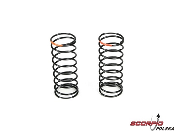 12mm Front Shock Spring 2.9 Rate (Orange) (2) 12mm Front Shock Spring 2.9 Rate (Orange) (2) / TLR5173