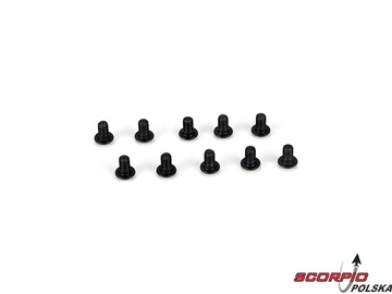 Button Head Screws M3 x 5mm (10) / TLR5900