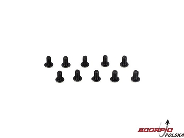 Button Head Screws M3 x 6mm (10) / TLR5901