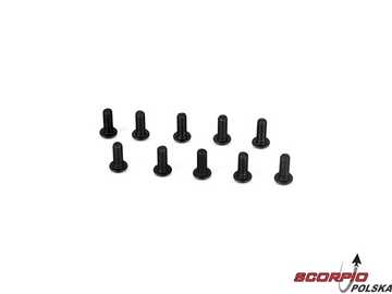 Button Head Screws M3 x 8mm (10) / TLR5902
