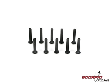 Button Head Screws M3 x 18mm (10) / TLR5905