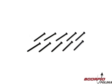 Button Head Screws M3 x 35mm (10) / TLR5906
