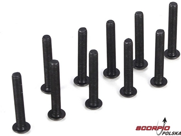 Button Head Screws. M3 x 20mm (10) Button Head Screws. M3 x 20mm (10) / TLR5911