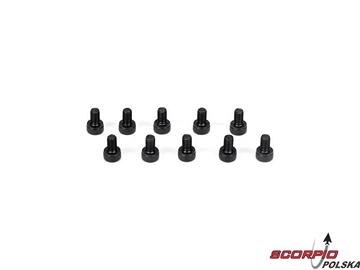 Cap Head Screws M3 x 5mm (10) Cap Head Screws M3 x 5mm (10) / TLR5931