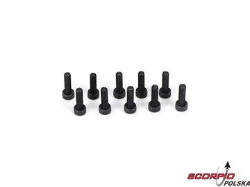 Cap Head Screws M3 x 10mm (10) Cap Head Screws M3 x 10mm (10) / TLR5932