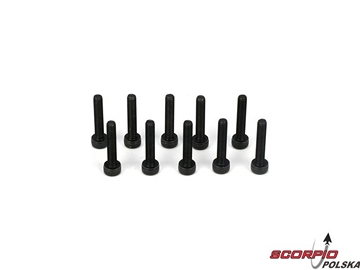 Cap Head Screws M3 x 16mm (10) Cap Head Screws M3 x 16mm (10) / TLR5934