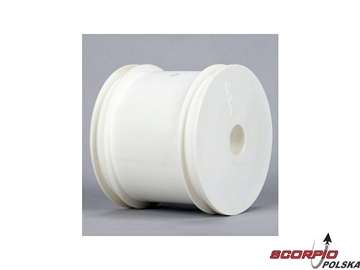 Front/Rear Wheel. White: 22T / TLR7003