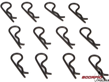 Body Clips. Black (12): 22 / TLR8202