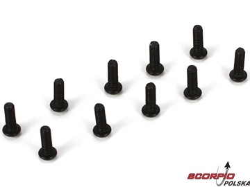 Śruba imbus półokrągła główka M2x6mm (10) / VTR235088