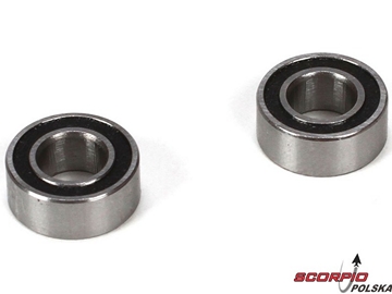 Łożysko kulkowe guma 5x10x4mm (2) / VTR237004